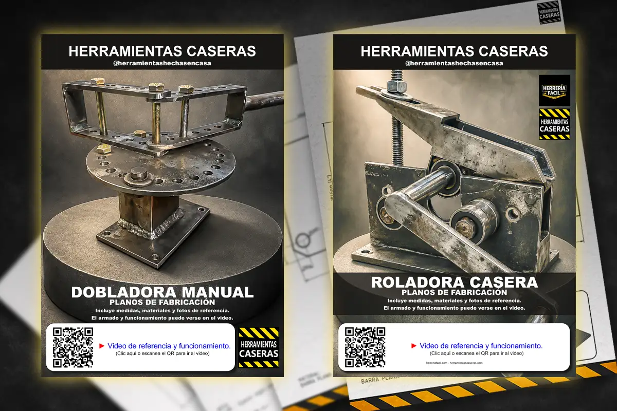 Planos de herramientas caseras para el taller de herrería
